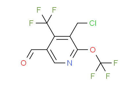 AM144801 | 1805947-68-5 | 3-(Chloromethyl)-2-(trifluoromethoxy)-4-(trifluoromethyl)pyridine-5-carboxaldehyde