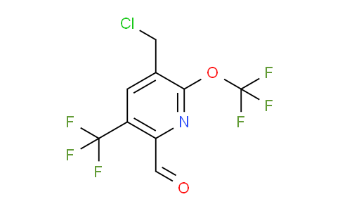 AM144802 | 1804364-61-1 | 3-(Chloromethyl)-2-(trifluoromethoxy)-5-(trifluoromethyl)pyridine-6-carboxaldehyde