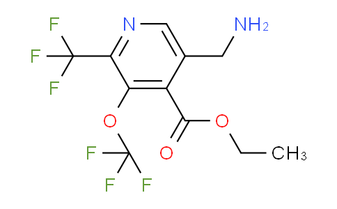 AM144803 | 1804442-07-6 | Ethyl 5-(aminomethyl)-3-(trifluoromethoxy)-2-(trifluoromethyl)pyridine-4-carboxylate