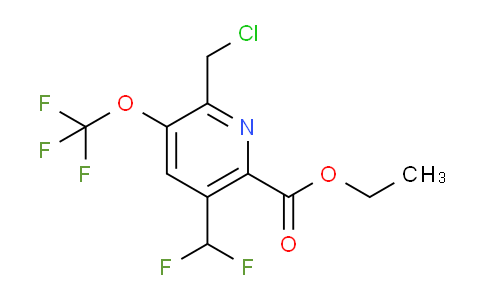 AM144805 | 1805947-90-3 | Ethyl 2-(chloromethyl)-5-(difluoromethyl)-3-(trifluoromethoxy)pyridine-6-carboxylate