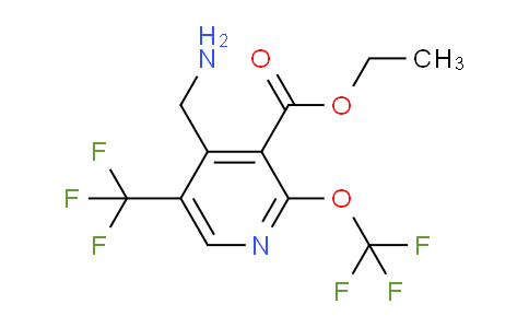 AM144806 | 1804666-61-2 | Ethyl 4-(aminomethyl)-2-(trifluoromethoxy)-5-(trifluoromethyl)pyridine-3-carboxylate