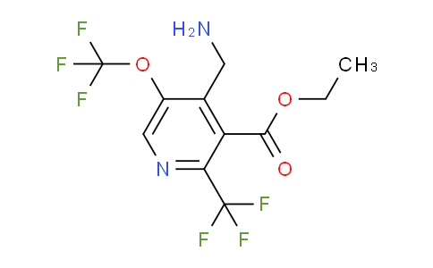 AM144808 | 1806168-41-1 | Ethyl 4-(aminomethyl)-5-(trifluoromethoxy)-2-(trifluoromethyl)pyridine-3-carboxylate