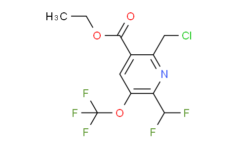 AM144814 | 1804655-37-5 | Ethyl 2-(chloromethyl)-6-(difluoromethyl)-5-(trifluoromethoxy)pyridine-3-carboxylate