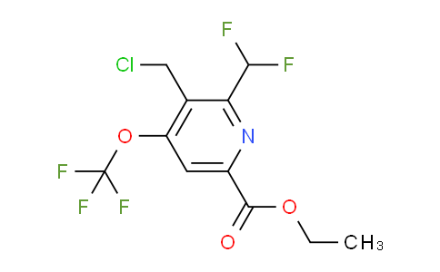 AM144816 | 1805155-42-3 | Ethyl 3-(chloromethyl)-2-(difluoromethyl)-4-(trifluoromethoxy)pyridine-6-carboxylate