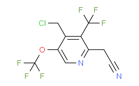 AM144823 | 1805307-30-5 | 4-(Chloromethyl)-5-(trifluoromethoxy)-3-(trifluoromethyl)pyridine-2-acetonitrile