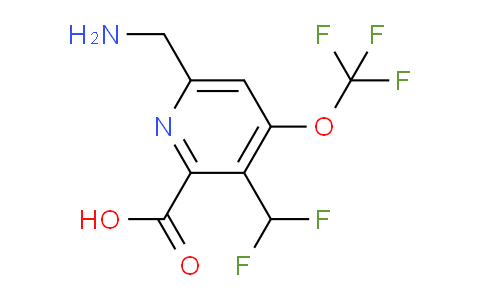 AM144825 | 1806188-94-2 | 6-(Aminomethyl)-3-(difluoromethyl)-4-(trifluoromethoxy)pyridine-2-carboxylic acid