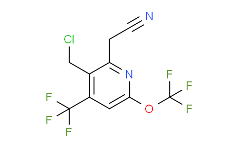 AM144828 | 1806764-21-5 | 3-(Chloromethyl)-6-(trifluoromethoxy)-4-(trifluoromethyl)pyridine-2-acetonitrile