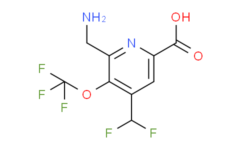 AM144831 | 1804860-26-1 | 2-(Aminomethyl)-4-(difluoromethyl)-3-(trifluoromethoxy)pyridine-6-carboxylic acid