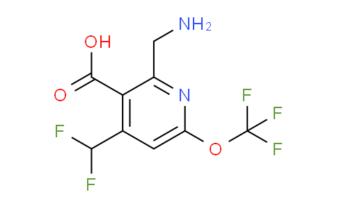 AM144832 | 1805293-85-9 | 2-(Aminomethyl)-4-(difluoromethyl)-6-(trifluoromethoxy)pyridine-3-carboxylic acid