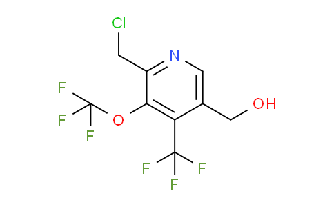 AM144834 | 1804629-18-2 | 2-(Chloromethyl)-3-(trifluoromethoxy)-4-(trifluoromethyl)pyridine-5-methanol