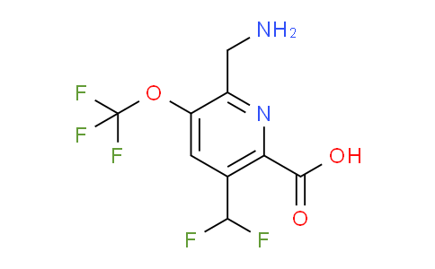 AM144836 | 1804712-86-4 | 2-(Aminomethyl)-5-(difluoromethyl)-3-(trifluoromethoxy)pyridine-6-carboxylic acid