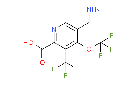 AM144840 | 1804937-80-1 | 5-(Aminomethyl)-4-(trifluoromethoxy)-3-(trifluoromethyl)pyridine-2-carboxylic acid