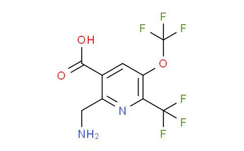 AM144843 | 1803991-75-4 | 2-(Aminomethyl)-5-(trifluoromethoxy)-6-(trifluoromethyl)pyridine-3-carboxylic acid