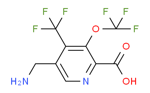 AM144844 | 1806165-06-9 | 5-(Aminomethyl)-3-(trifluoromethoxy)-4-(trifluoromethyl)pyridine-2-carboxylic acid