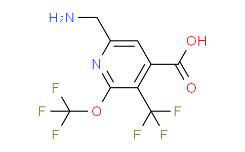 AM144845 | 1805296-76-7 | 6-(Aminomethyl)-2-(trifluoromethoxy)-3-(trifluoromethyl)pyridine-4-carboxylic acid