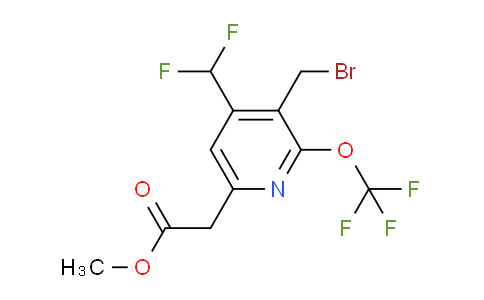 AM144846 | 1805282-38-5 | Methyl 3-(bromomethyl)-4-(difluoromethyl)-2-(trifluoromethoxy)pyridine-6-acetate