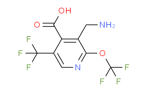 AM144854 | 1804665-82-4 | 3-(Aminomethyl)-2-(trifluoromethoxy)-5-(trifluoromethyl)pyridine-4-carboxylic acid
