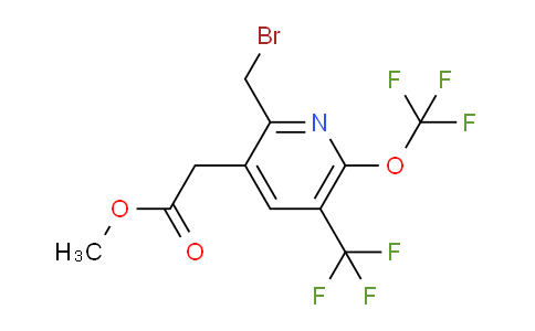 AM144859 | 1805165-92-7 | Methyl 2-(bromomethyl)-6-(trifluoromethoxy)-5-(trifluoromethyl)pyridine-3-acetate