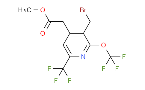 AM144865 | 1806757-72-1 | Methyl 3-(bromomethyl)-2-(trifluoromethoxy)-6-(trifluoromethyl)pyridine-4-acetate