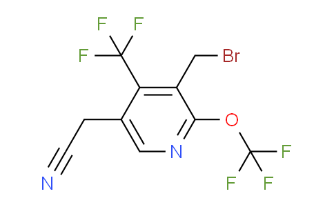 AM144873 | 1805922-81-9 | 3-(Bromomethyl)-2-(trifluoromethoxy)-4-(trifluoromethyl)pyridine-5-acetonitrile