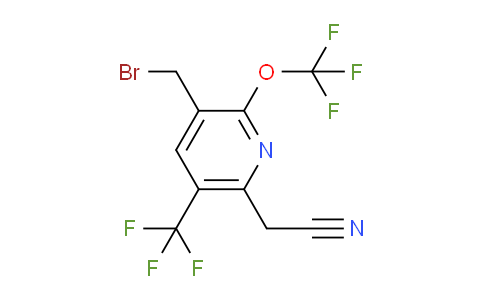 AM144875 | 1804671-02-0 | 3-(Bromomethyl)-2-(trifluoromethoxy)-5-(trifluoromethyl)pyridine-6-acetonitrile