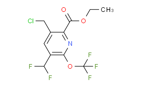 AM144880 | 1804924-17-1 | Ethyl 3-(chloromethyl)-5-(difluoromethyl)-6-(trifluoromethoxy)pyridine-2-carboxylate