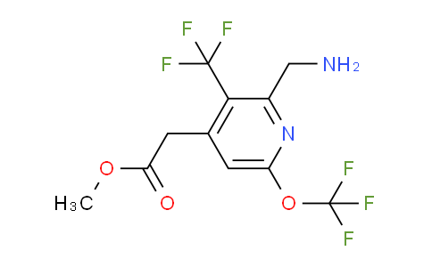 AM144881 | 1806168-83-1 | Methyl 2-(aminomethyl)-6-(trifluoromethoxy)-3-(trifluoromethyl)pyridine-4-acetate