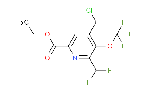 AM144886 | 1804752-14-4 | Ethyl 4-(chloromethyl)-2-(difluoromethyl)-3-(trifluoromethoxy)pyridine-6-carboxylate