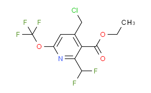 AM144888 | 1804655-86-4 | Ethyl 4-(chloromethyl)-2-(difluoromethyl)-6-(trifluoromethoxy)pyridine-3-carboxylate