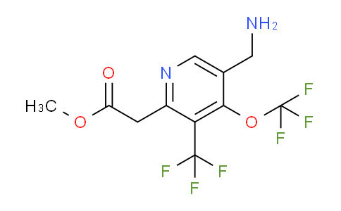 AM144890 | 1805297-92-0 | Methyl 5-(aminomethyl)-4-(trifluoromethoxy)-3-(trifluoromethyl)pyridine-2-acetate