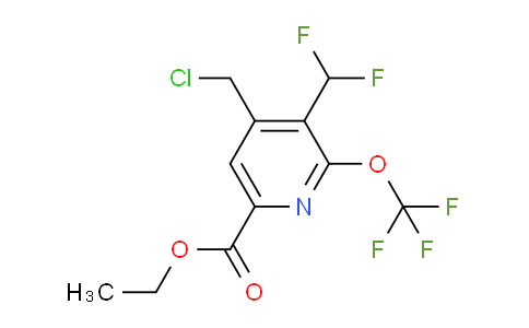 AM144891 | 1804924-24-0 | Ethyl 4-(chloromethyl)-3-(difluoromethyl)-2-(trifluoromethoxy)pyridine-6-carboxylate
