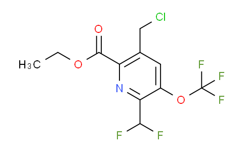 AM144894 | 1806780-34-6 | Ethyl 5-(chloromethyl)-2-(difluoromethyl)-3-(trifluoromethoxy)pyridine-6-carboxylate
