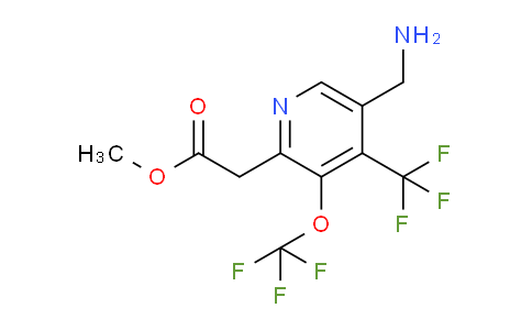 AM144895 | 1804442-52-1 | Methyl 5-(aminomethyl)-3-(trifluoromethoxy)-4-(trifluoromethyl)pyridine-2-acetate