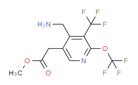 AM144896 | 1805297-95-3 | Methyl 4-(aminomethyl)-2-(trifluoromethoxy)-3-(trifluoromethyl)pyridine-5-acetate