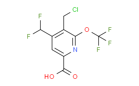 AM144897 | 1804654-92-9 | 3-(Chloromethyl)-4-(difluoromethyl)-2-(trifluoromethoxy)pyridine-6-carboxylic acid