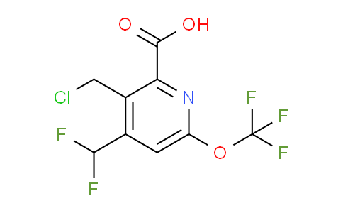 AM144900 | 1805154-76-0 | 3-(Chloromethyl)-4-(difluoromethyl)-6-(trifluoromethoxy)pyridine-2-carboxylic acid