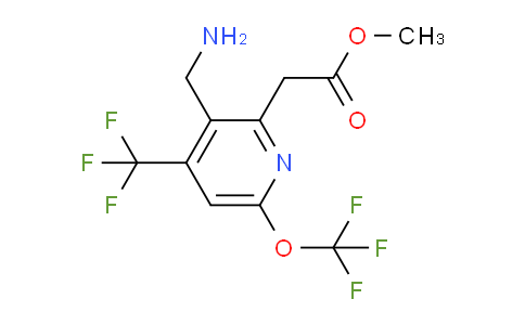AM144901 | 1805161-87-8 | Methyl 3-(aminomethyl)-6-(trifluoromethoxy)-4-(trifluoromethyl)pyridine-2-acetate