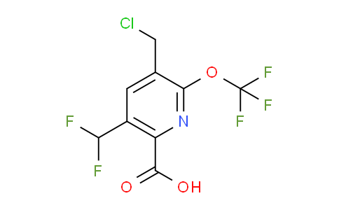 AM144902 | 1805953-65-4 | 3-(Chloromethyl)-5-(difluoromethyl)-2-(trifluoromethoxy)pyridine-6-carboxylic acid