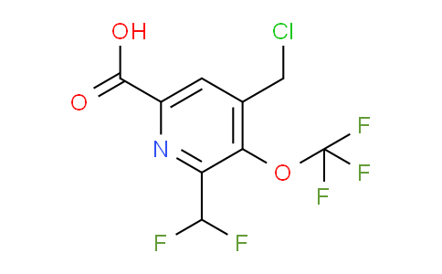 AM144904 | 1804367-35-8 | 4-(Chloromethyl)-2-(difluoromethyl)-3-(trifluoromethoxy)pyridine-6-carboxylic acid