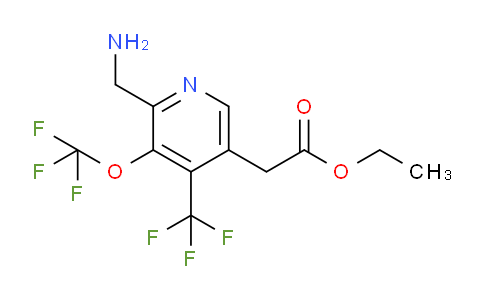 AM144906 | 1805295-27-5 | Ethyl 2-(aminomethyl)-3-(trifluoromethoxy)-4-(trifluoromethyl)pyridine-5-acetate