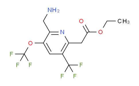 AM144909 | 1805227-31-9 | Ethyl 2-(aminomethyl)-3-(trifluoromethoxy)-5-(trifluoromethyl)pyridine-6-acetate