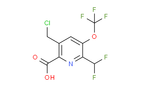 AM144910 | 1804655-08-0 | 5-(Chloromethyl)-2-(difluoromethyl)-3-(trifluoromethoxy)pyridine-6-carboxylic acid