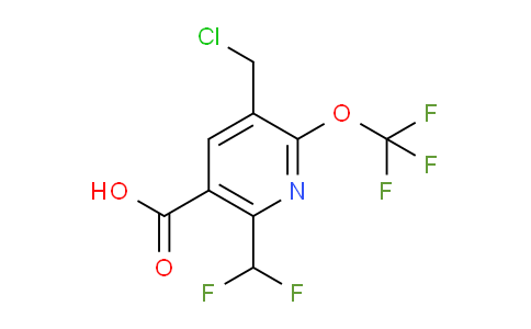 AM144911 | 1806786-52-6 | 3-(Chloromethyl)-6-(difluoromethyl)-2-(trifluoromethoxy)pyridine-5-carboxylic acid