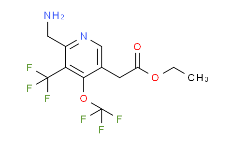 AM144912 | 1806760-01-9 | Ethyl 2-(aminomethyl)-4-(trifluoromethoxy)-3-(trifluoromethyl)pyridine-5-acetate