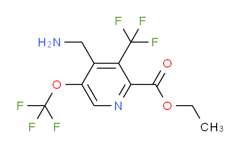 AM144919 | 1806165-54-7 | Ethyl 4-(aminomethyl)-5-(trifluoromethoxy)-3-(trifluoromethyl)pyridine-2-carboxylate