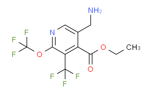 AM144921 | 1805032-20-5 | Ethyl 5-(aminomethyl)-2-(trifluoromethoxy)-3-(trifluoromethyl)pyridine-4-carboxylate