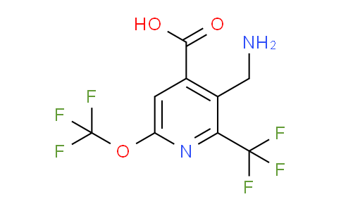 AM144924 | 1804852-52-5 | 3-(Aminomethyl)-6-(trifluoromethoxy)-2-(trifluoromethyl)pyridine-4-carboxylic acid
