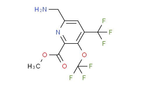 AM144939 | 1804666-15-6 | Methyl 6-(aminomethyl)-3-(trifluoromethoxy)-4-(trifluoromethyl)pyridine-2-carboxylate