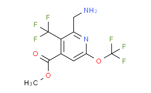 AM144942 | 1803992-12-2 | Methyl 2-(aminomethyl)-6-(trifluoromethoxy)-3-(trifluoromethyl)pyridine-4-carboxylate