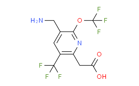 3-(Aminomethyl)-2-(trifluoromethoxy)-5-(trifluoromethyl)pyridine-6-acetic acid